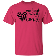 Load image into Gallery viewer, Limited Edition My Heart is on the Court T-Shirt
