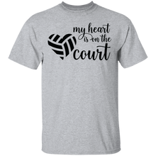 Load image into Gallery viewer, Limited Edition My Heart is on the Court T-Shirt
