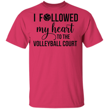 Load image into Gallery viewer, Limited Edition I followed my Heart to the Court T-Shirt
