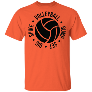 Limited Edition Bump, Set, Dig, Spike Volleyball T-Shirt