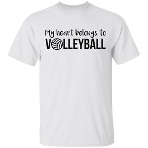 Limited Edition My Heart belongs to Volleyball T-Shirt