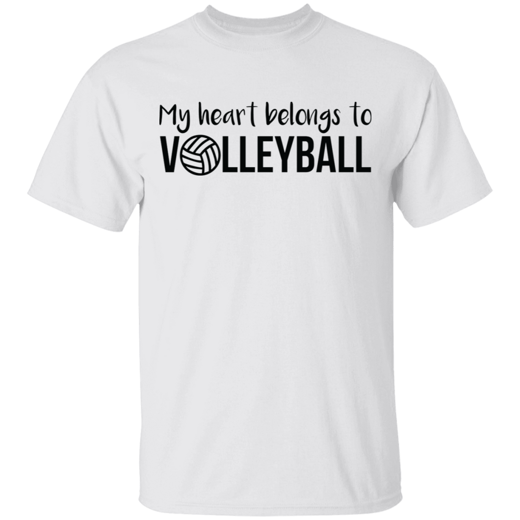 Limited Edition My Heart belongs to Volleyball T-Shirt