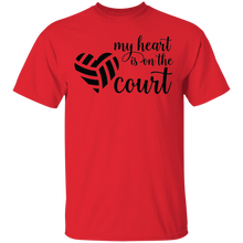 Load image into Gallery viewer, Limited Edition My Heart is on the Court T-Shirt
