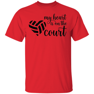 Limited Edition My Heart is on the Court T-Shirt