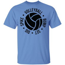 Load image into Gallery viewer, Limited Edition Bump, Set, Dig, Spike Volleyball T-Shirt
