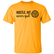 Load image into Gallery viewer, Limited Edition Hustle. Hit. Never Quit T-Shirt
