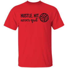 Load image into Gallery viewer, Limited Edition Hustle. Hit. Never Quit T-Shirt
